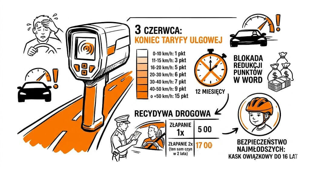 Kary za przekroczenie prędkości
