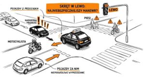 skręt w lewo